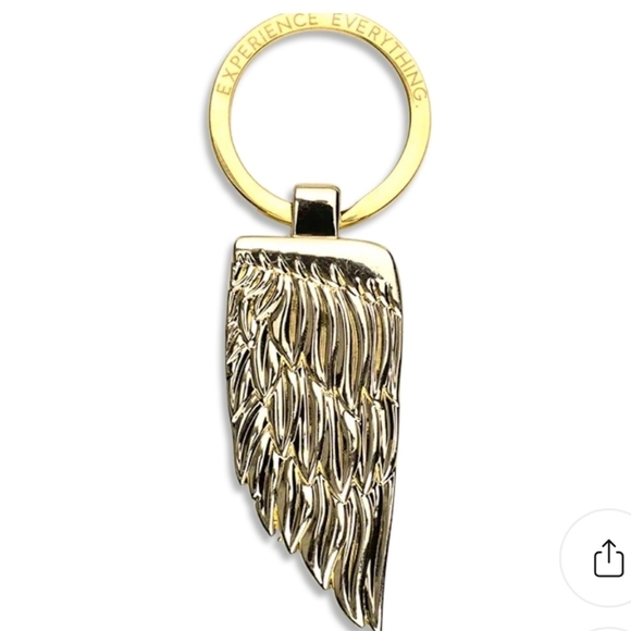 Zox Jewelry - ZOX GOLD ANGEL WING ZOXLOX #1396 ADVENT COLLECTIBLE KEYCHAIN FOR ZOX WRISTBAND